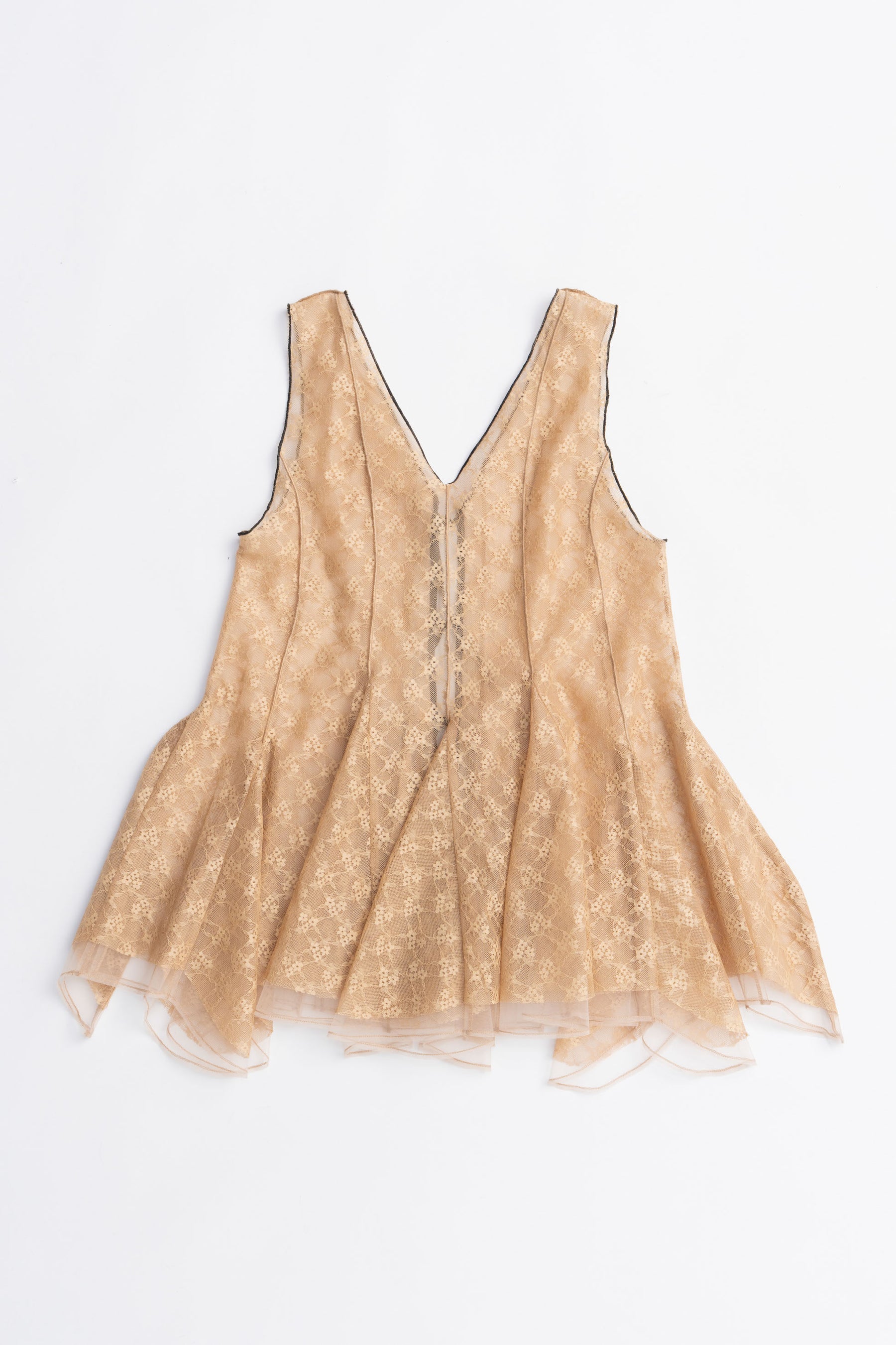 Random Hem Lace Top