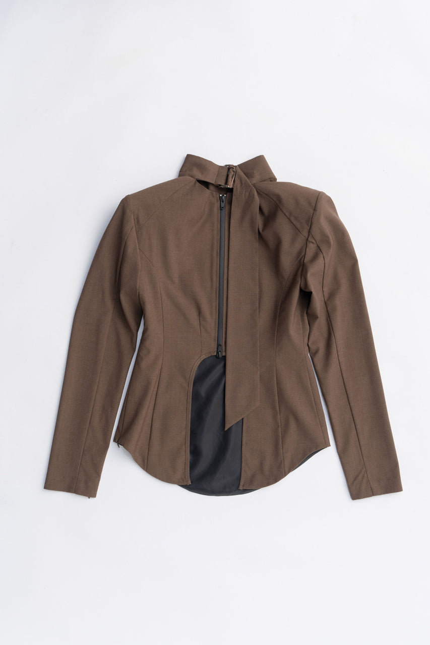 Suiting Back Tie Tops