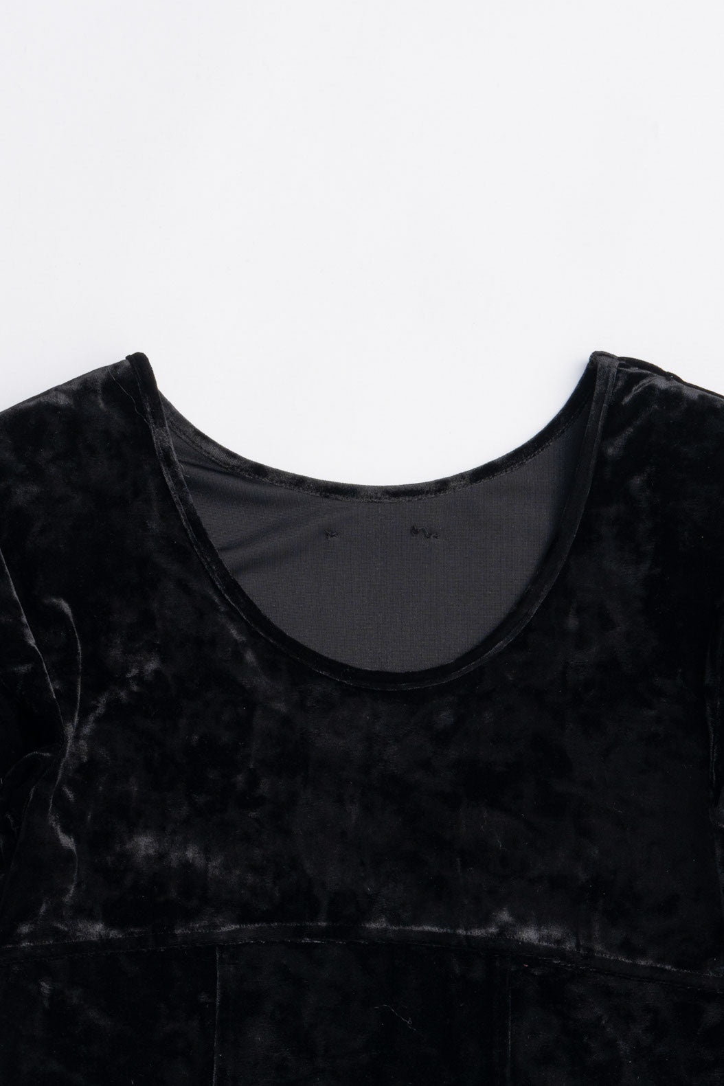 Fur Sleeve Velour Top - 2025 AUTUMN