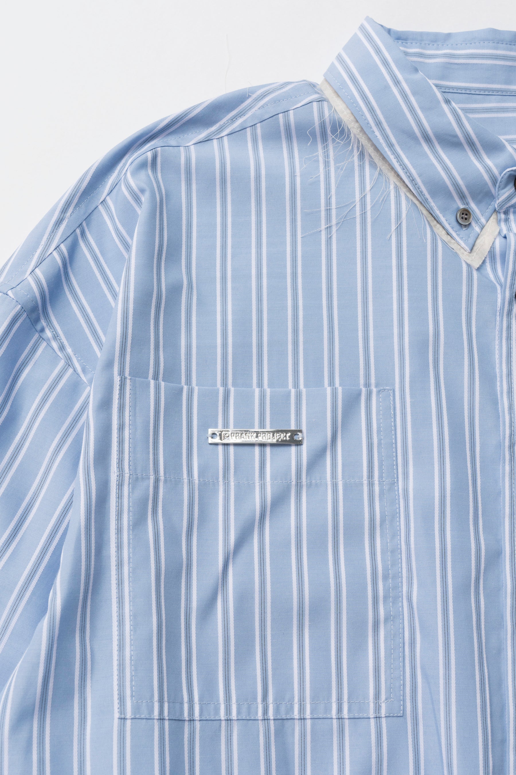 Double Collar Cropped Shirt - SALE