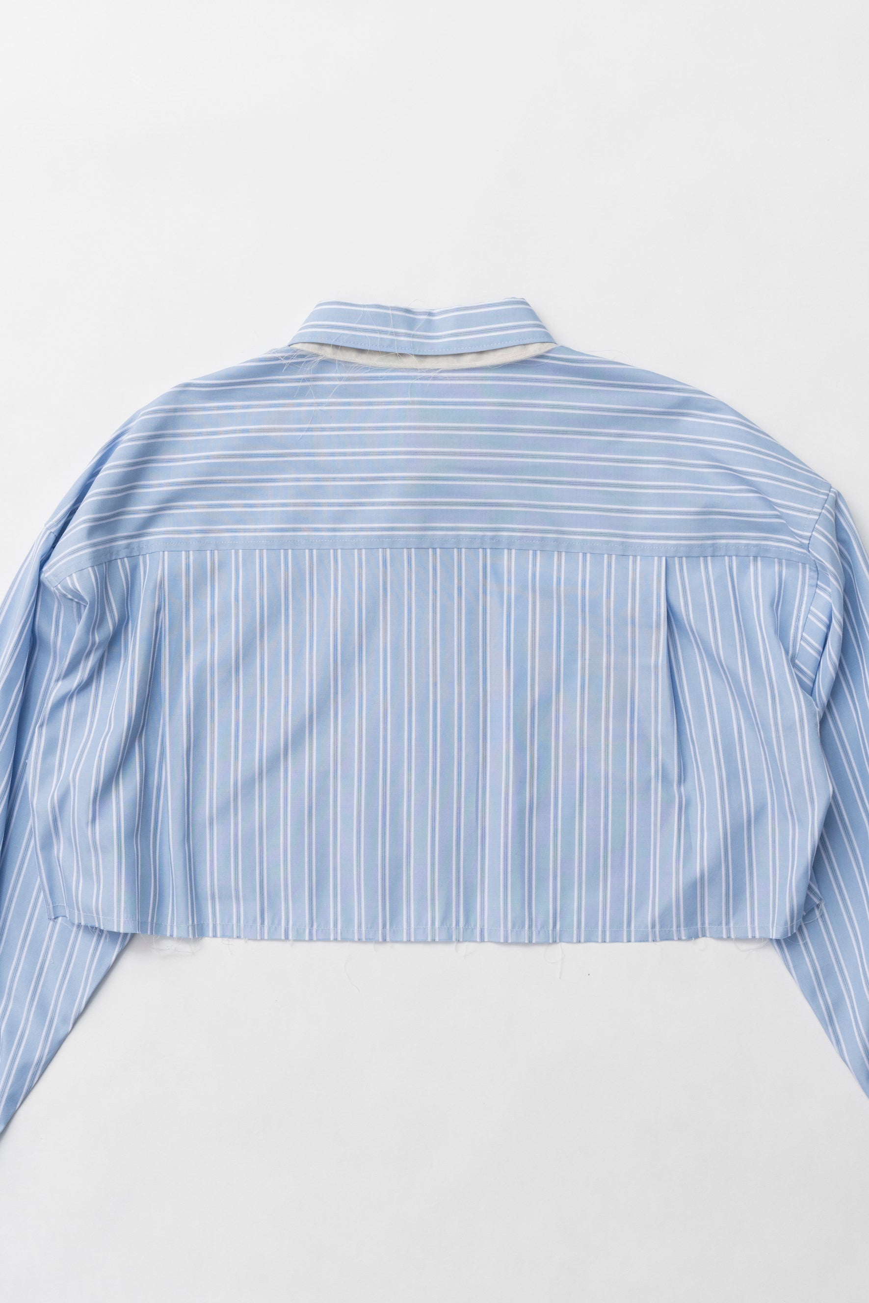 Double Collar Cropped Shirt - SALE