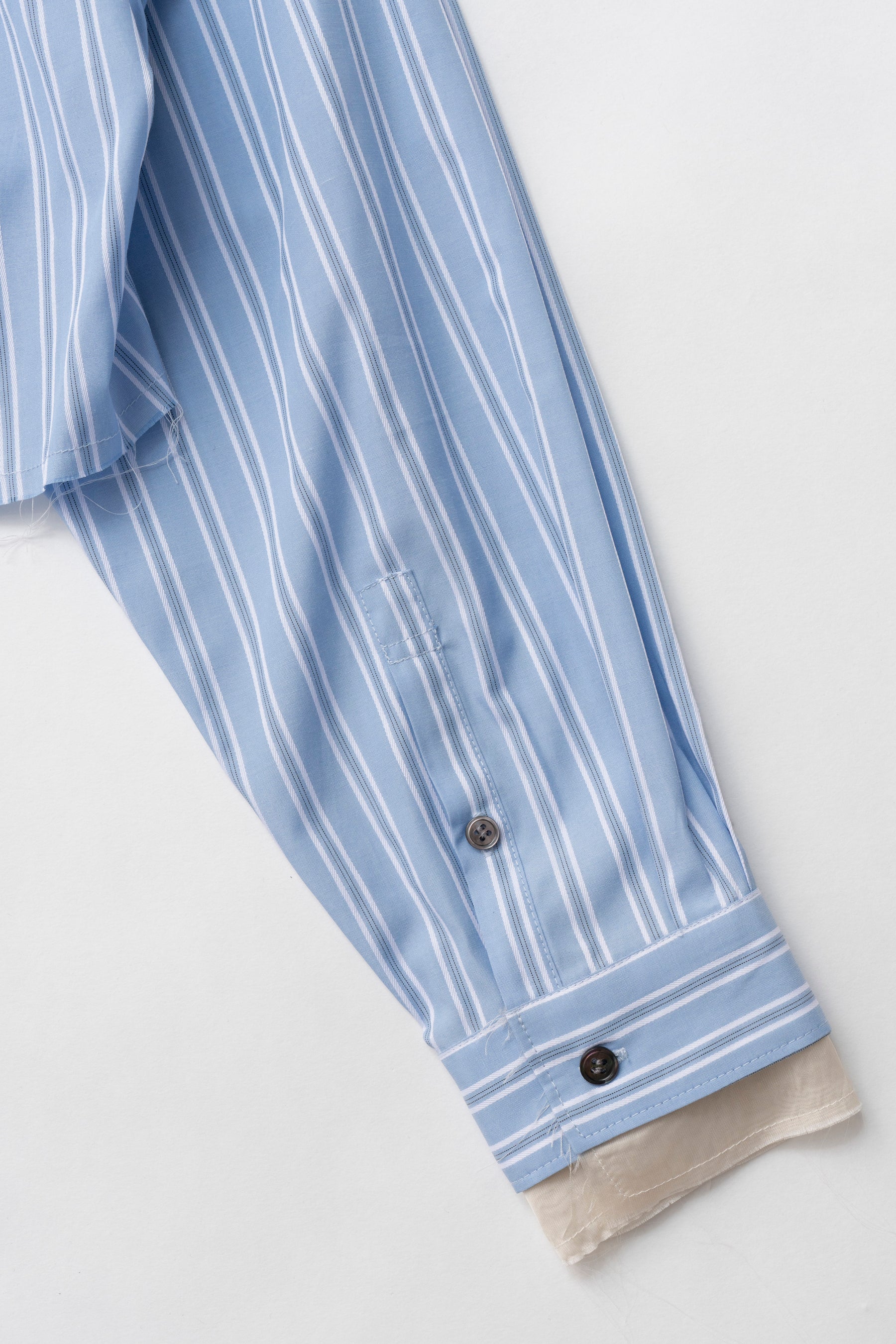 Double Collar Cropped Shirt - SALE