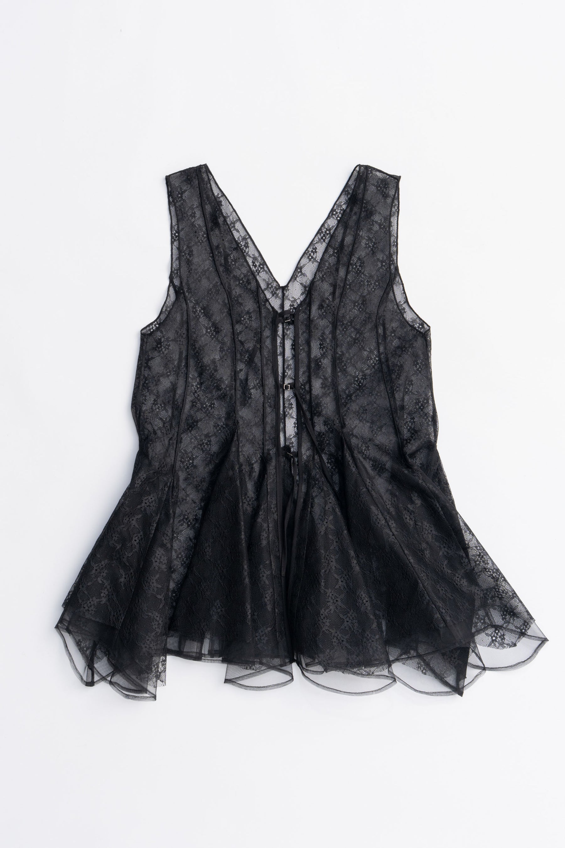 Random Hem Lace Top