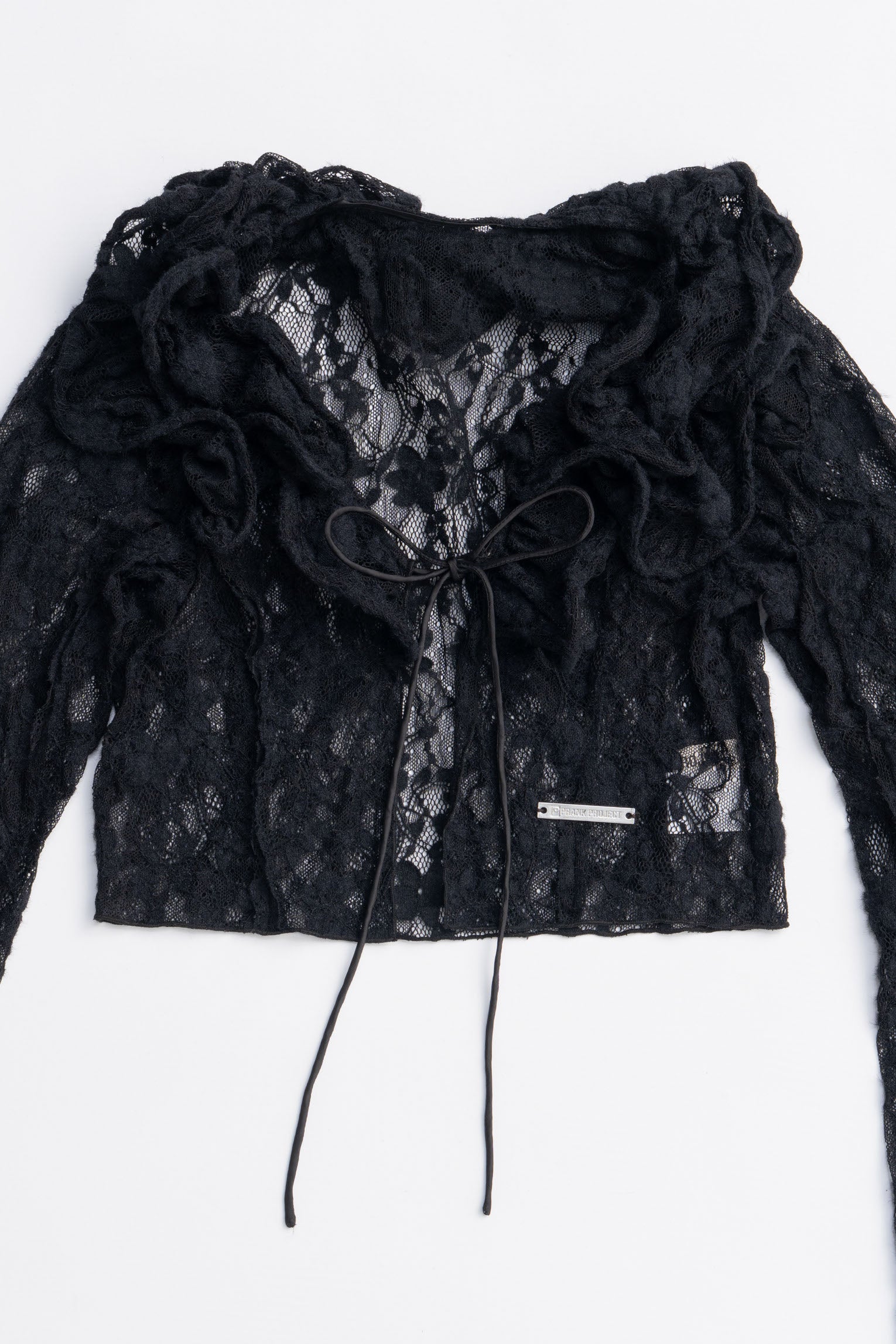 Lace Frill Wave Cardigan