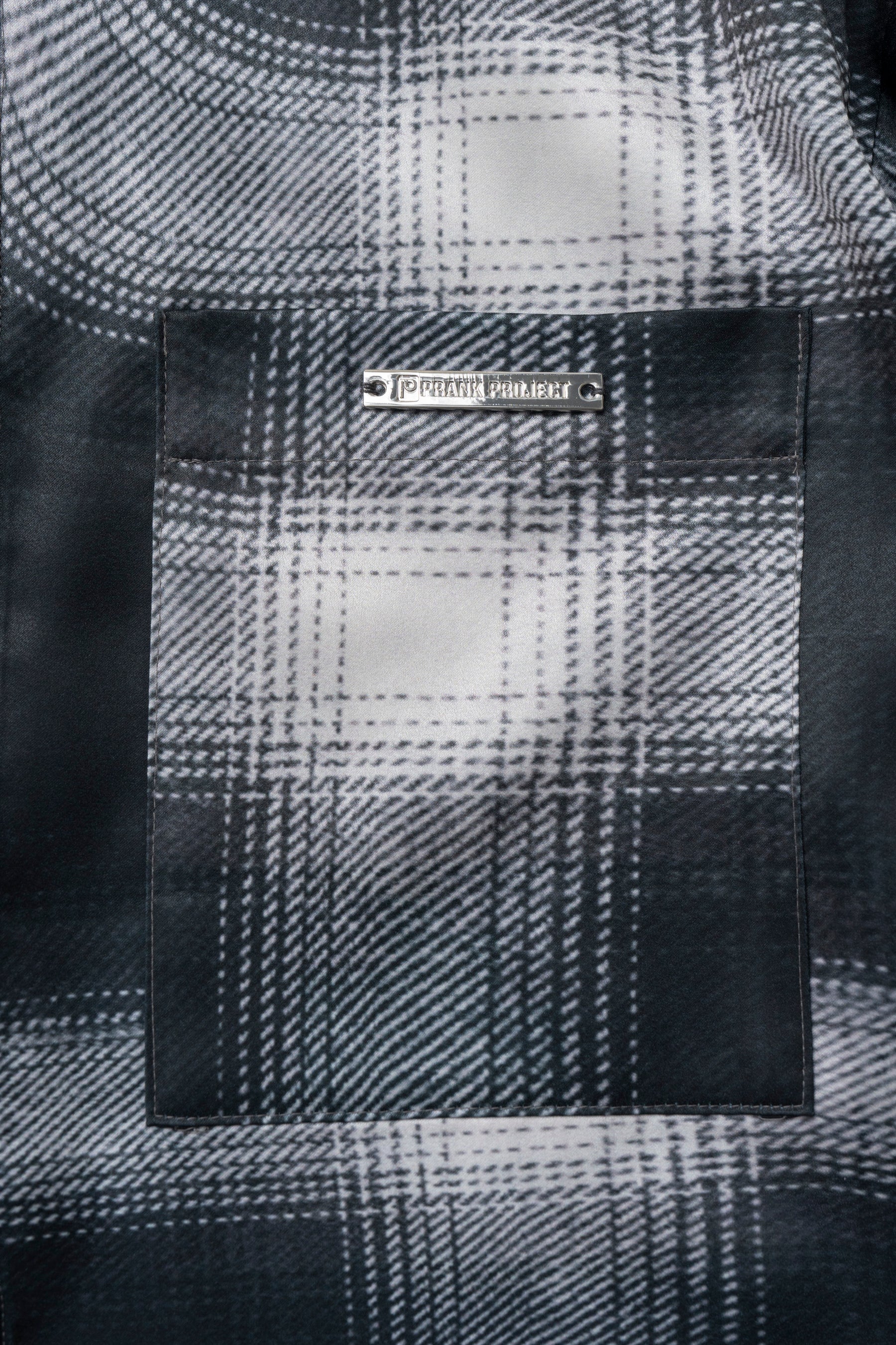 Ombre Check Lace Print Shirt - SALE