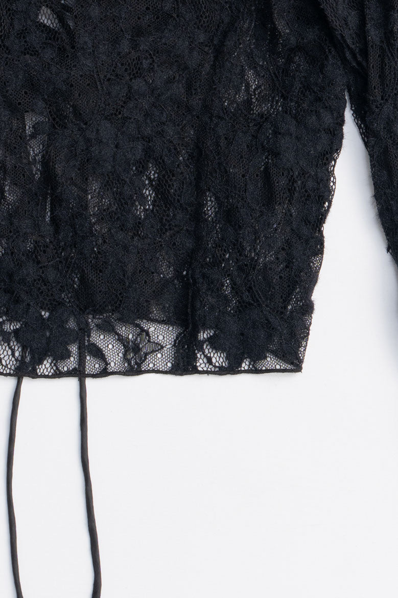 Lace Frill Wave Cardigan