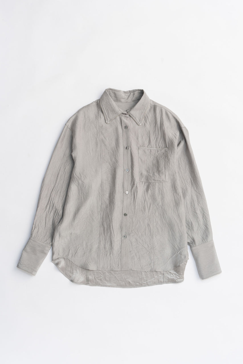 Ball Chain Trim Shirt - 2025 AUTUMN
