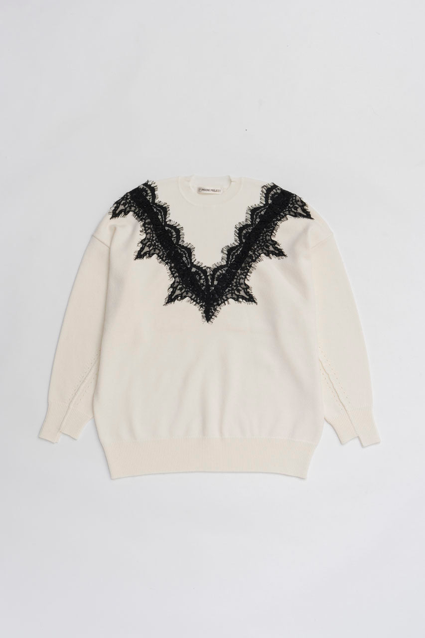 Lace-Line Over-Knit - 2025 WINTER