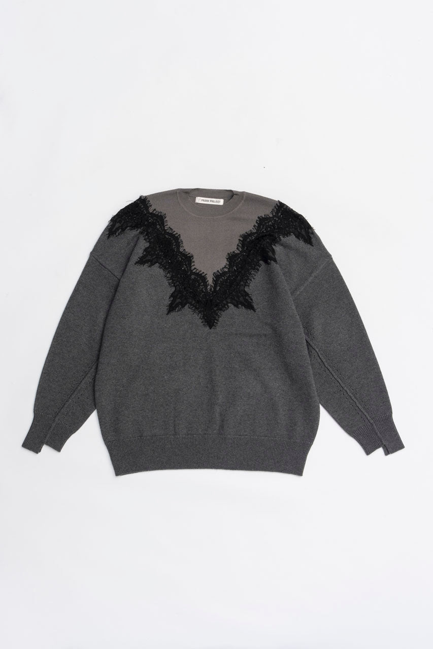 Lace-Line Over-Knit - 2025 WINTER