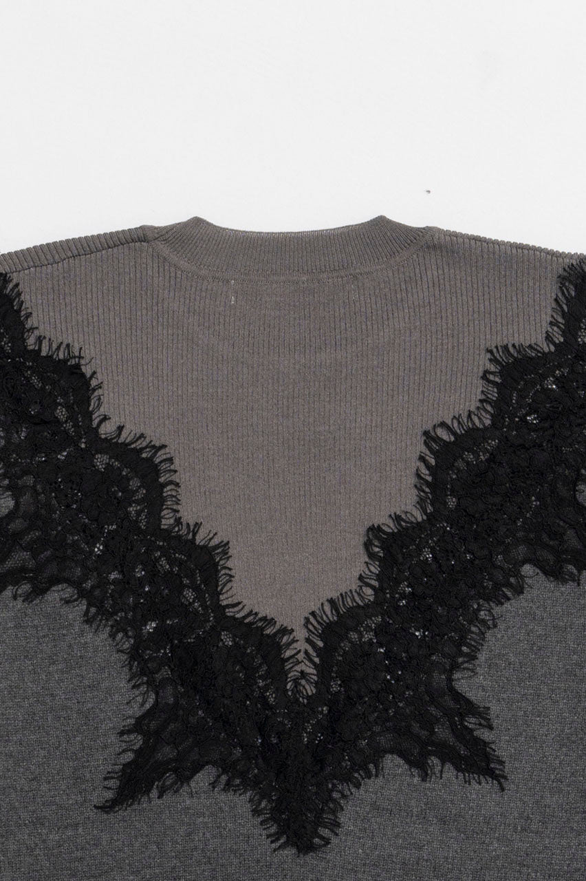 Lace-Line Over-Knit - 2025 WINTER