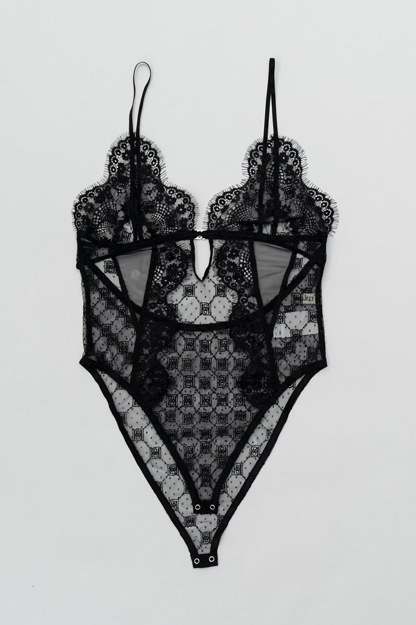 Monogram Lace Cami Bodysuit