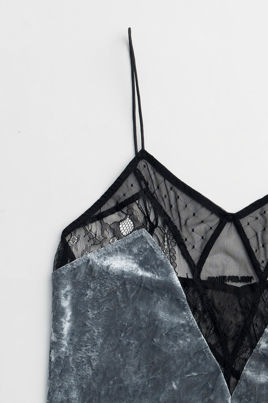 Crushed Velour Lace Camisole - SALE