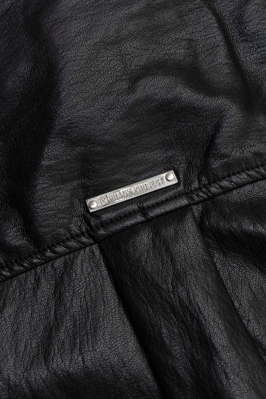 Synthetic Leather Overshirt