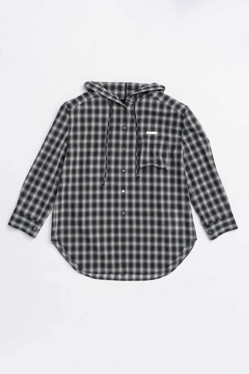 Hoodie Check Shirt