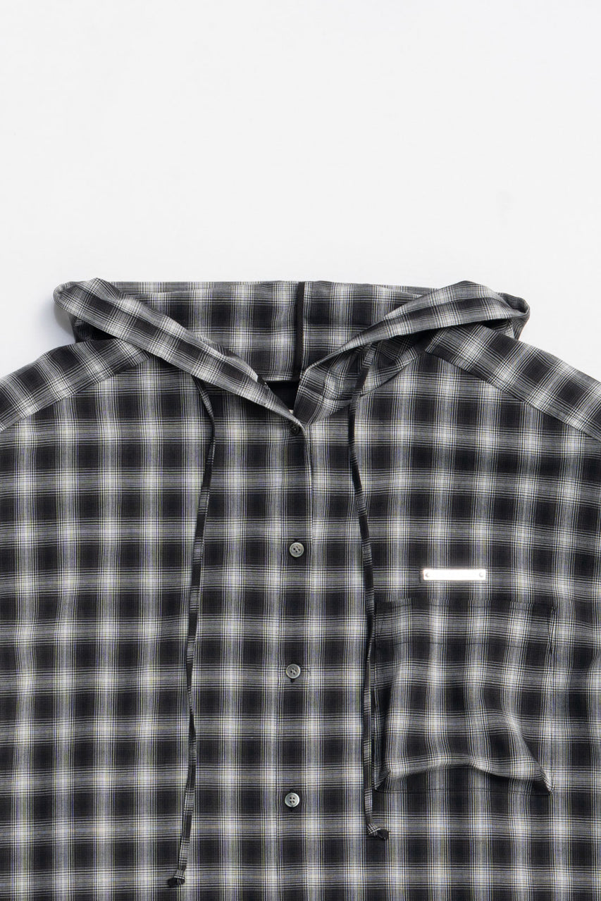 Hoodie Check Shirt