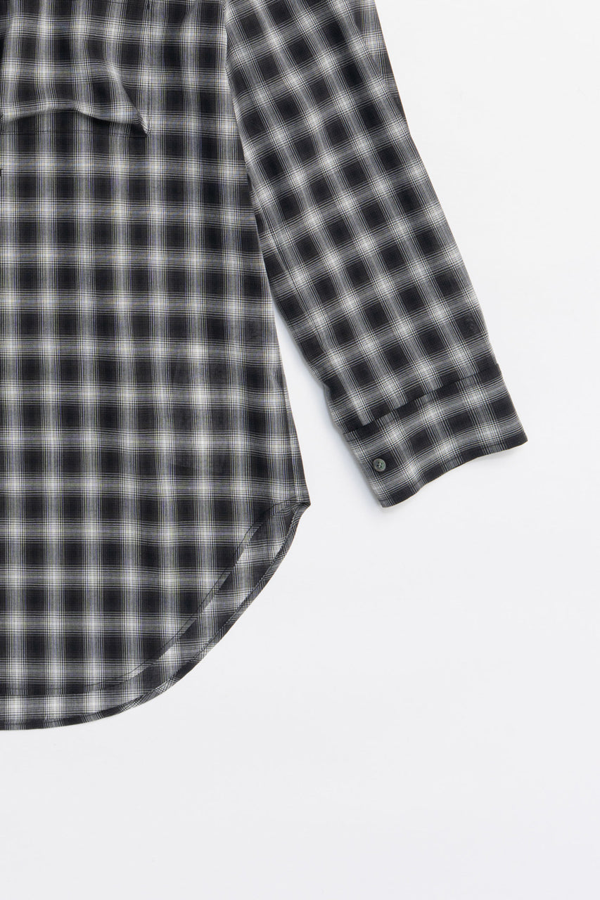 Hoodie Check Shirt