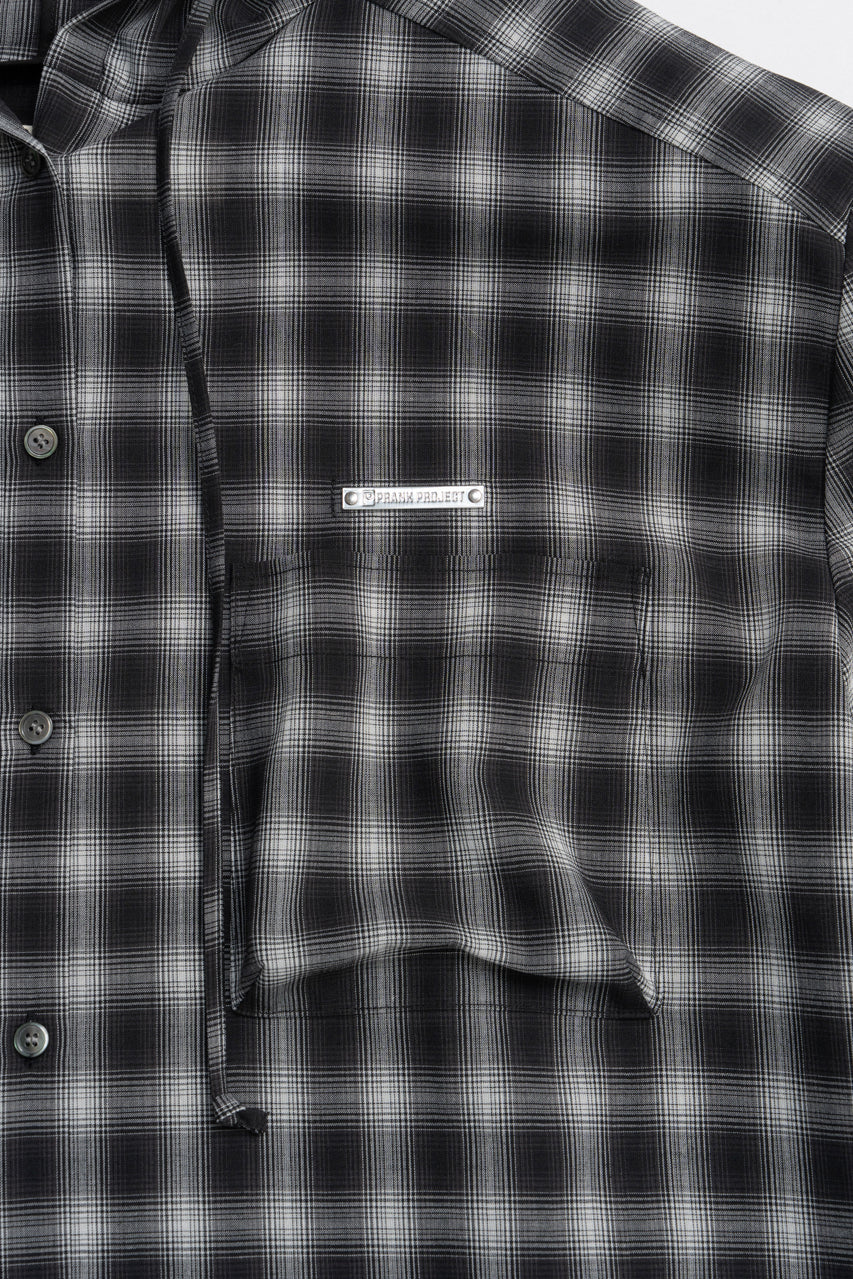 Hoodie Check Shirt