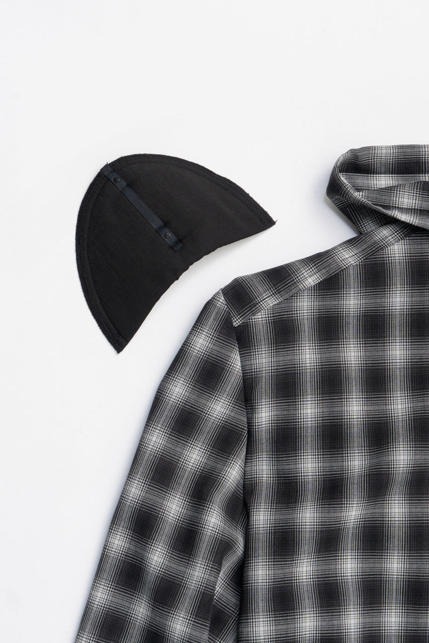 Hoodie Check Shirt