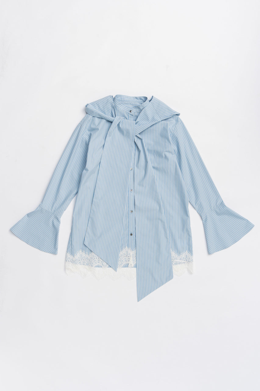 Bow tie shirt - 2025 AUTUMN