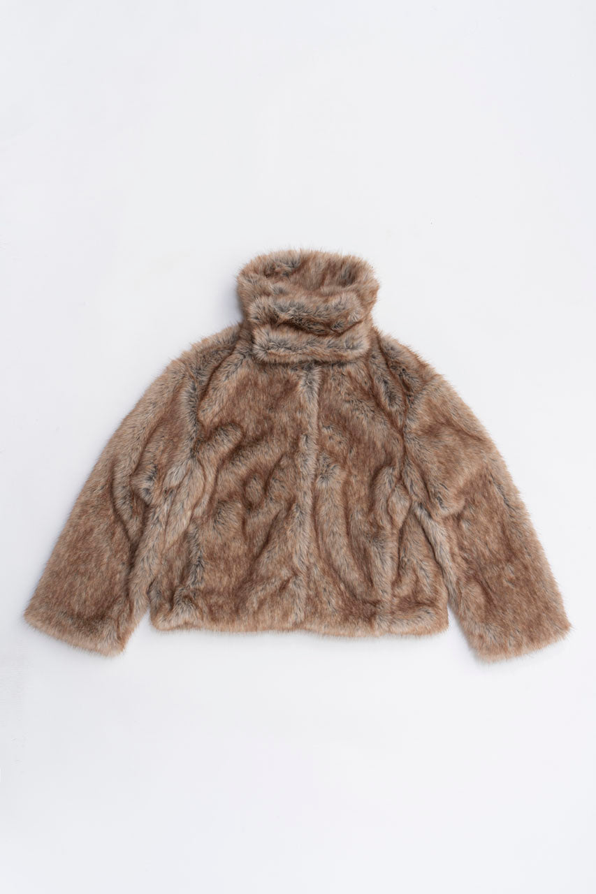 Faux Fur Short Coat - 2025 WINTER