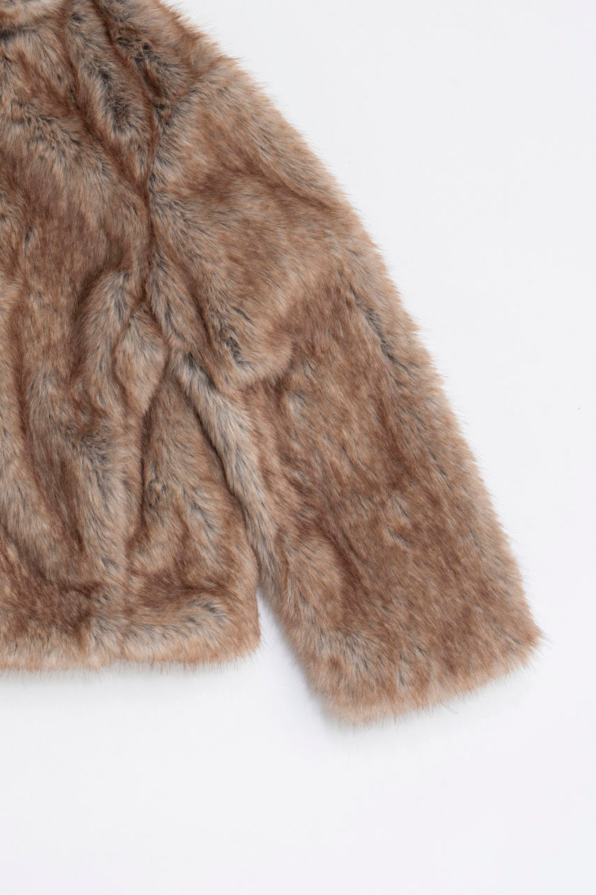 Faux Fur Short Coat - 2025 WINTER