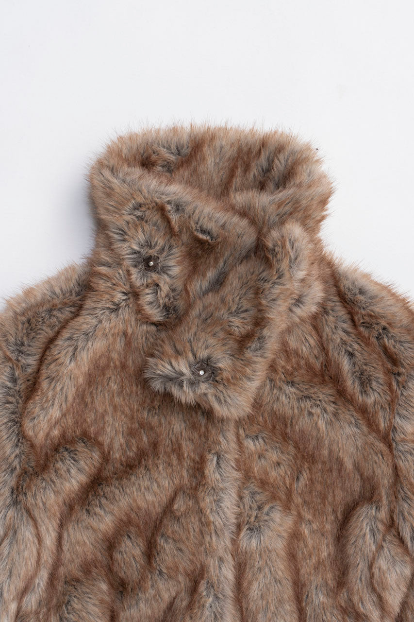 Faux Fur Short Coat - 2025 WINTER