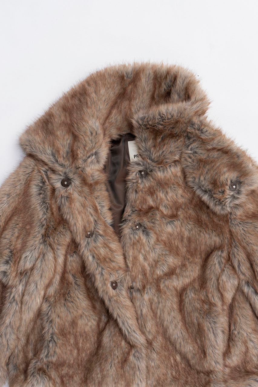 Faux Fur Short Coat - 2025 WINTER