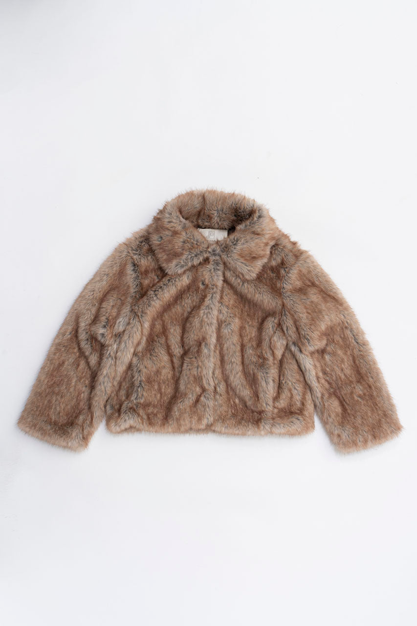 Faux Fur Short Coat - 2025 WINTER