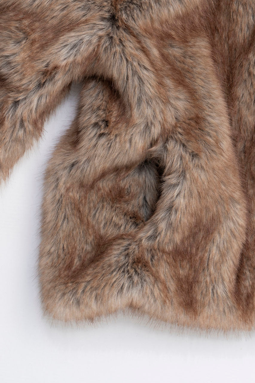 Faux Fur Short Coat - 2025 WINTER