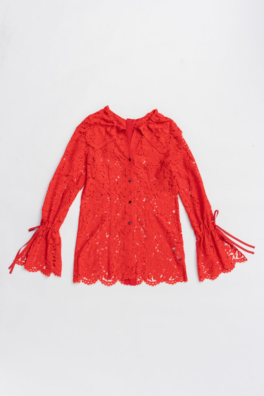 Scallop Lace Blouse