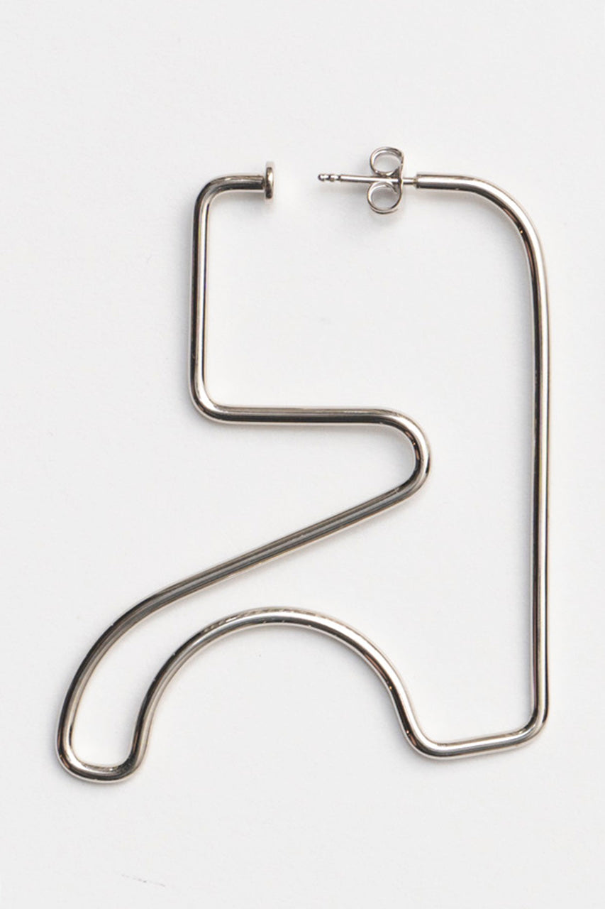 Medium Ac Metal Earrings
