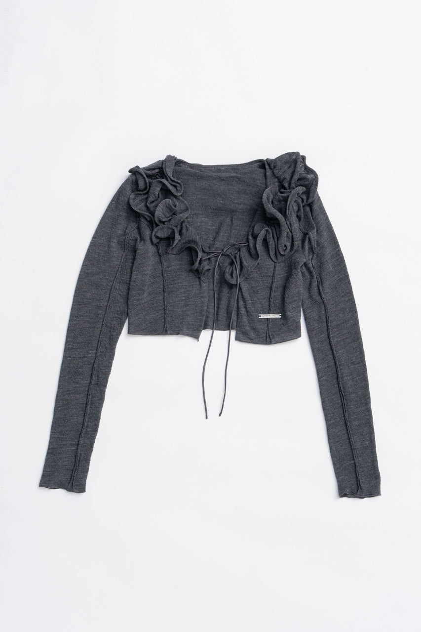 Frill Wave Cardigan