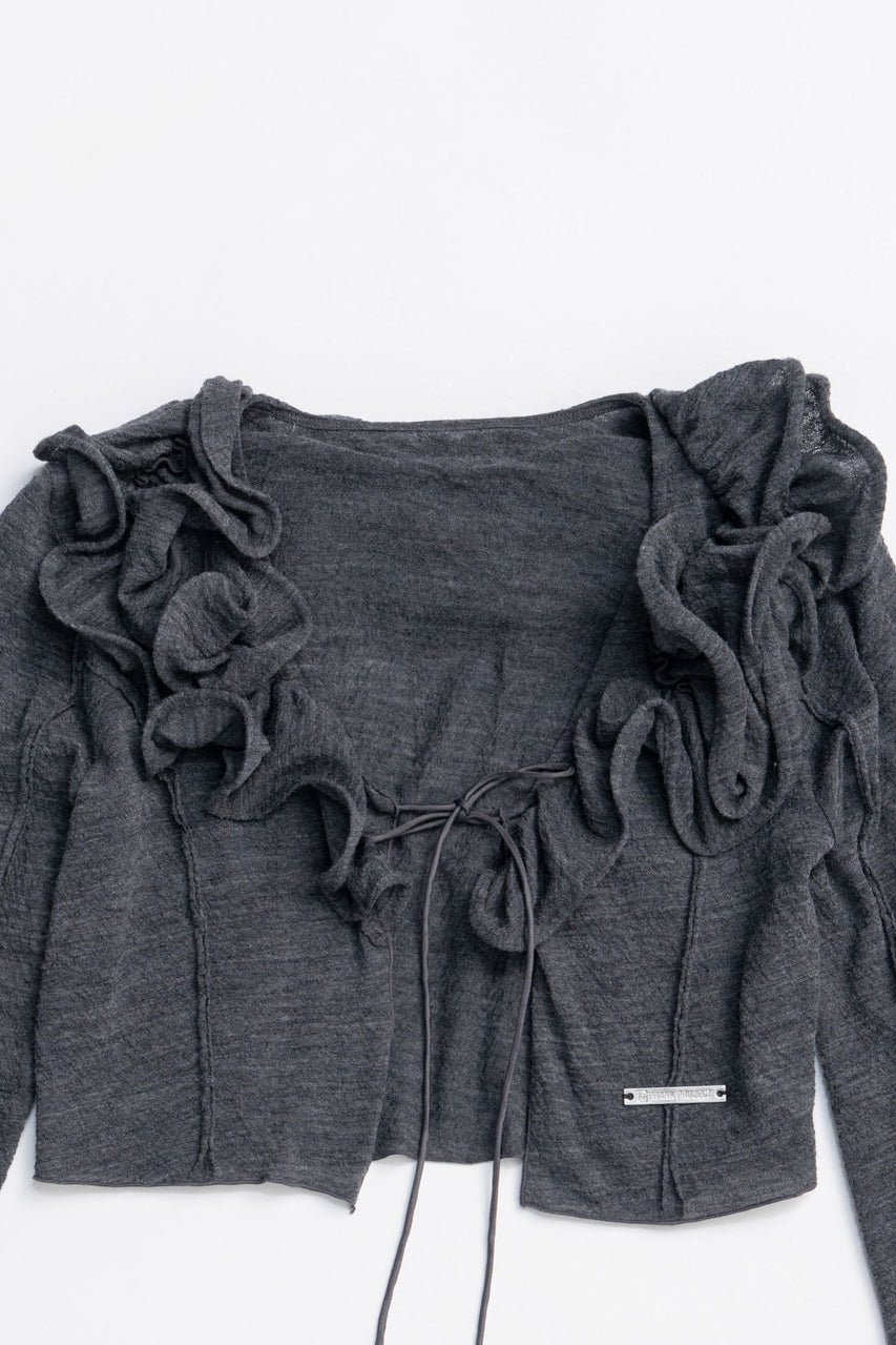 Frill Wave Cardigan