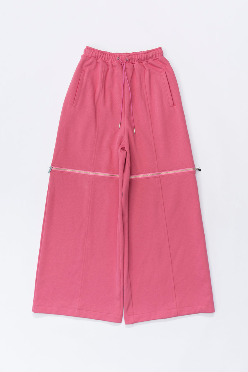 【23AUTUMN先行予約商品】Zipper Slit Ribbed Cardboard Knit Pants