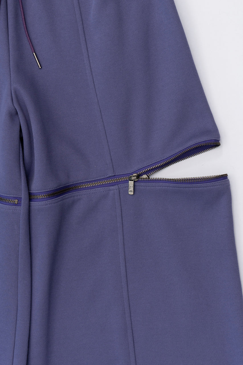【23AUTUMN先行予約商品】Zipper Slit Ribbed Cardboard Knit Pants