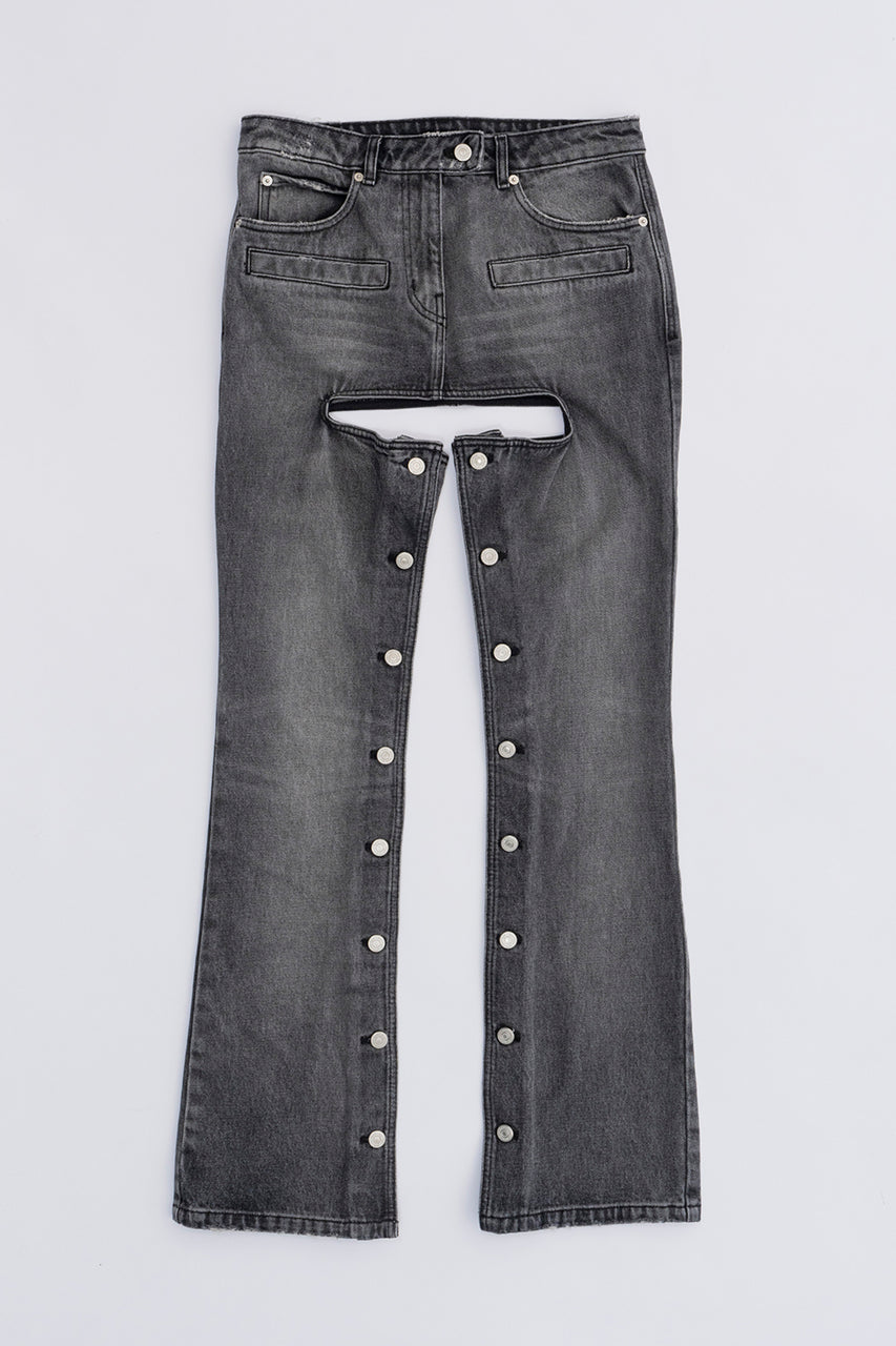 Denim Chaps Pants