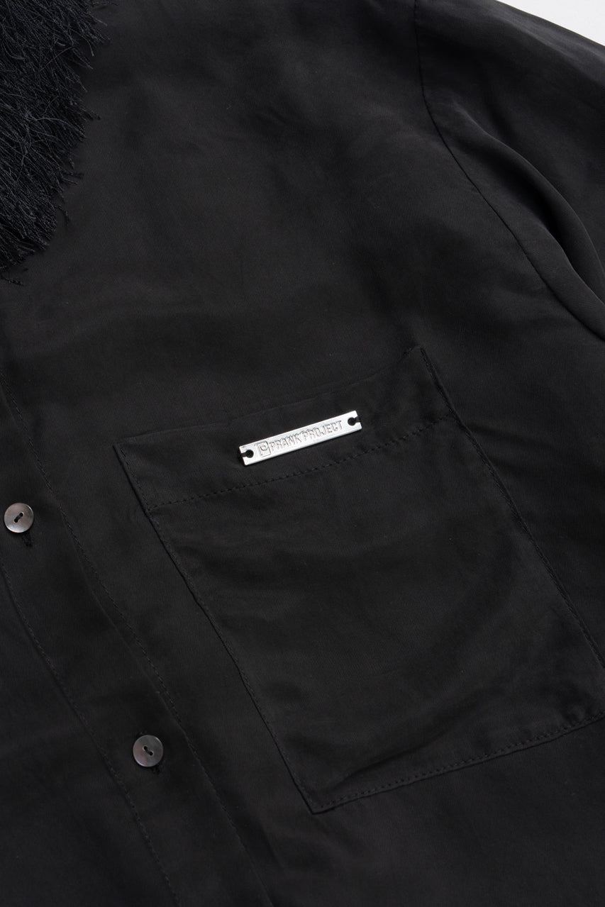 Feather Collar Shirt - 2025 AUTUMN