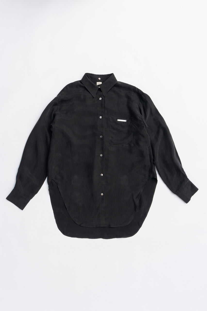 Feather Collar Shirt - 2025 AUTUMN