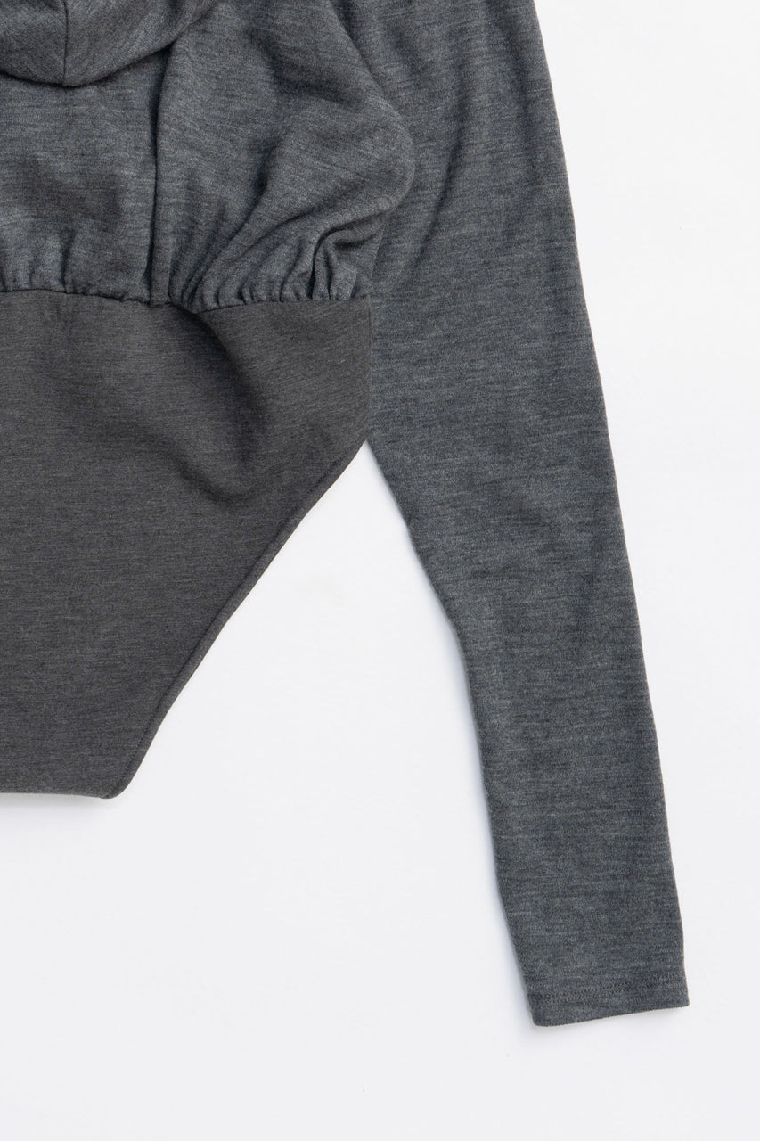 Cache-coeur hooded bodysuit