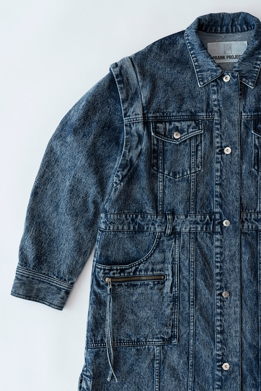 2WAY Denim Over Coat - SALE
