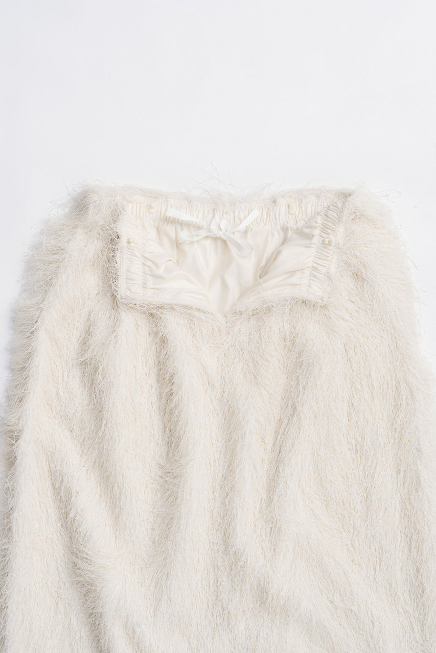 2-Way Shaggy Balloon Skirt - 2025 AUTUMN