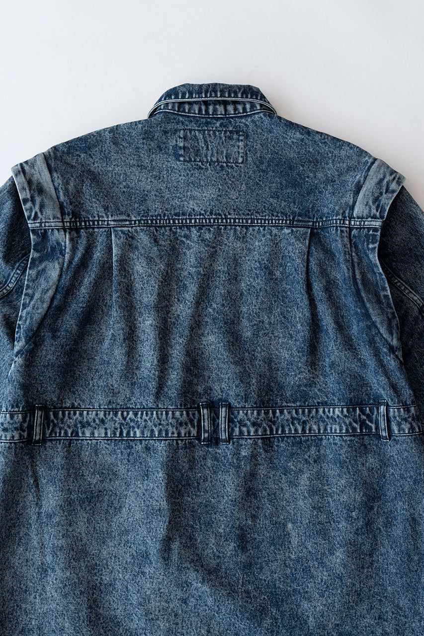 2WAY Denim Over Coat - SALE