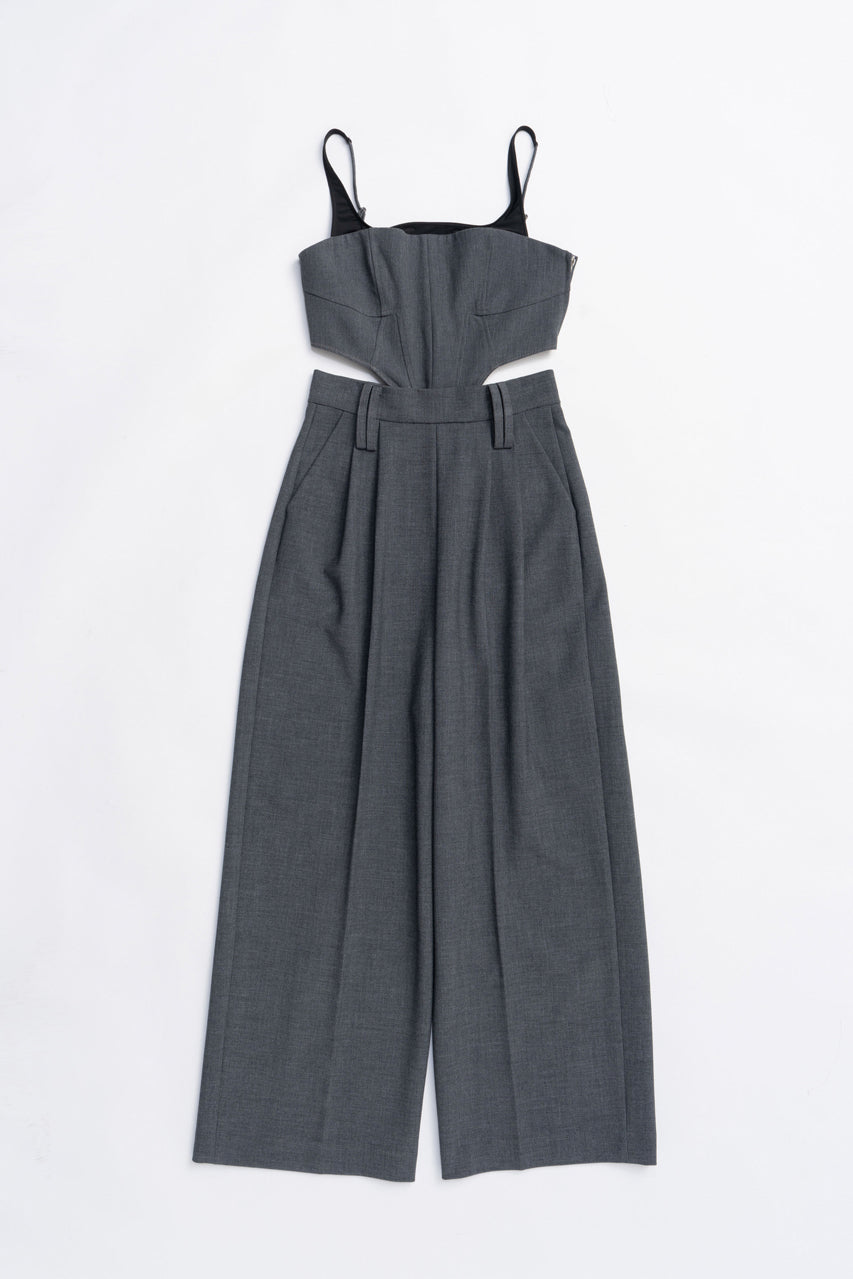 Side Cutout Combination Dress
