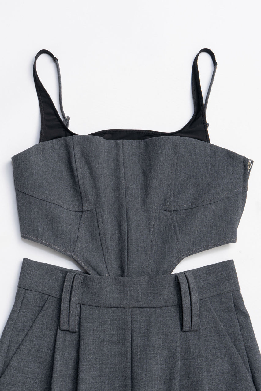 Side Cutout Combination Dress