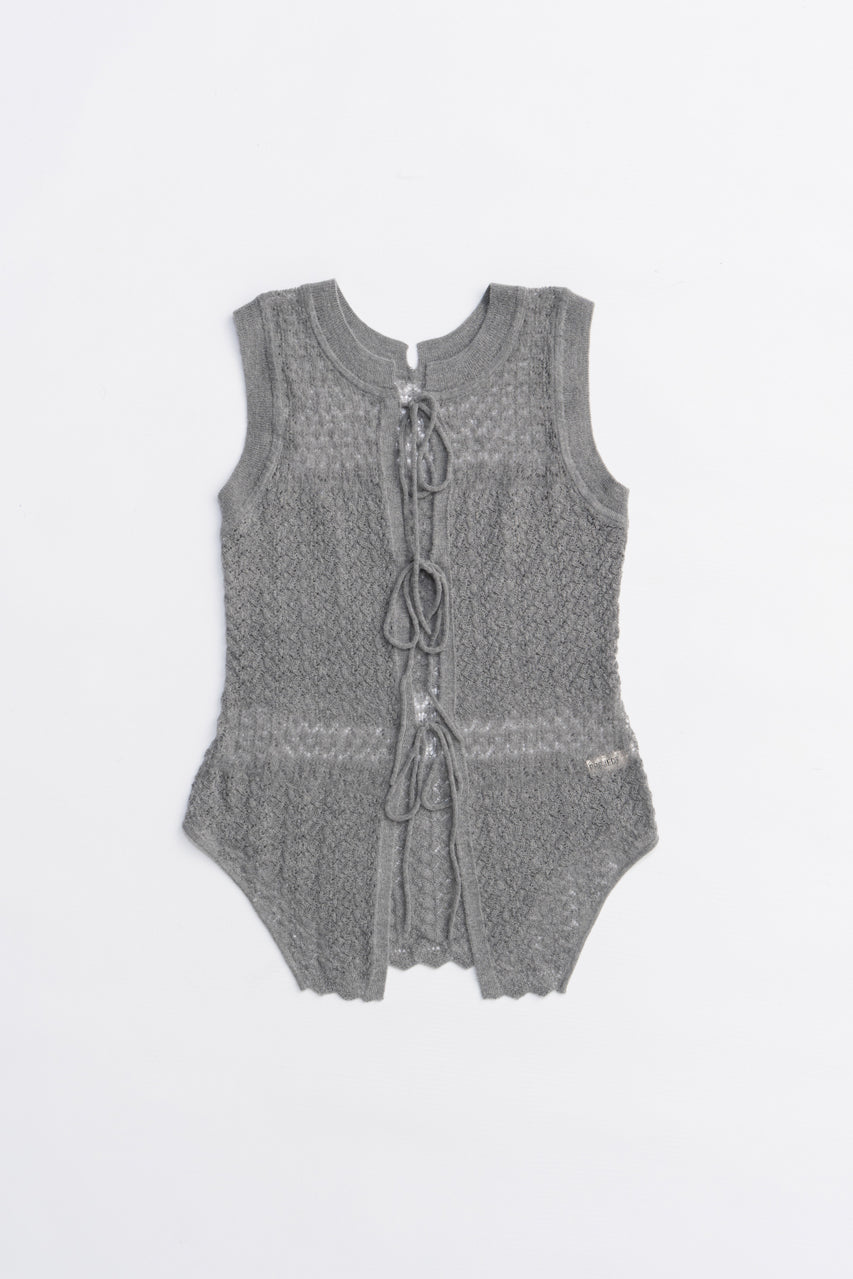 2WAY Mohair knit vest