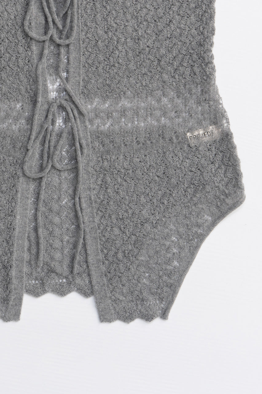2WAY Mohair knit vest