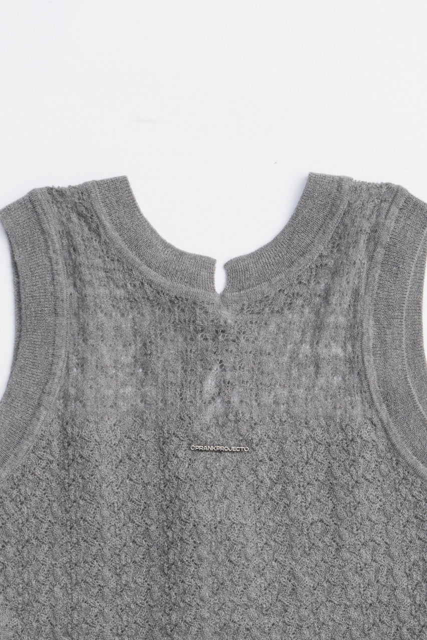 2WAY Mohair knit vest