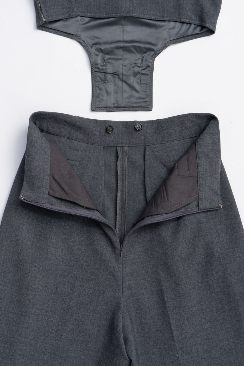Side Cutout Combination Dress