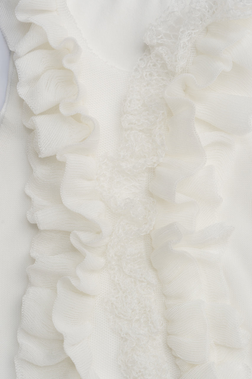 Frill Motif Knit