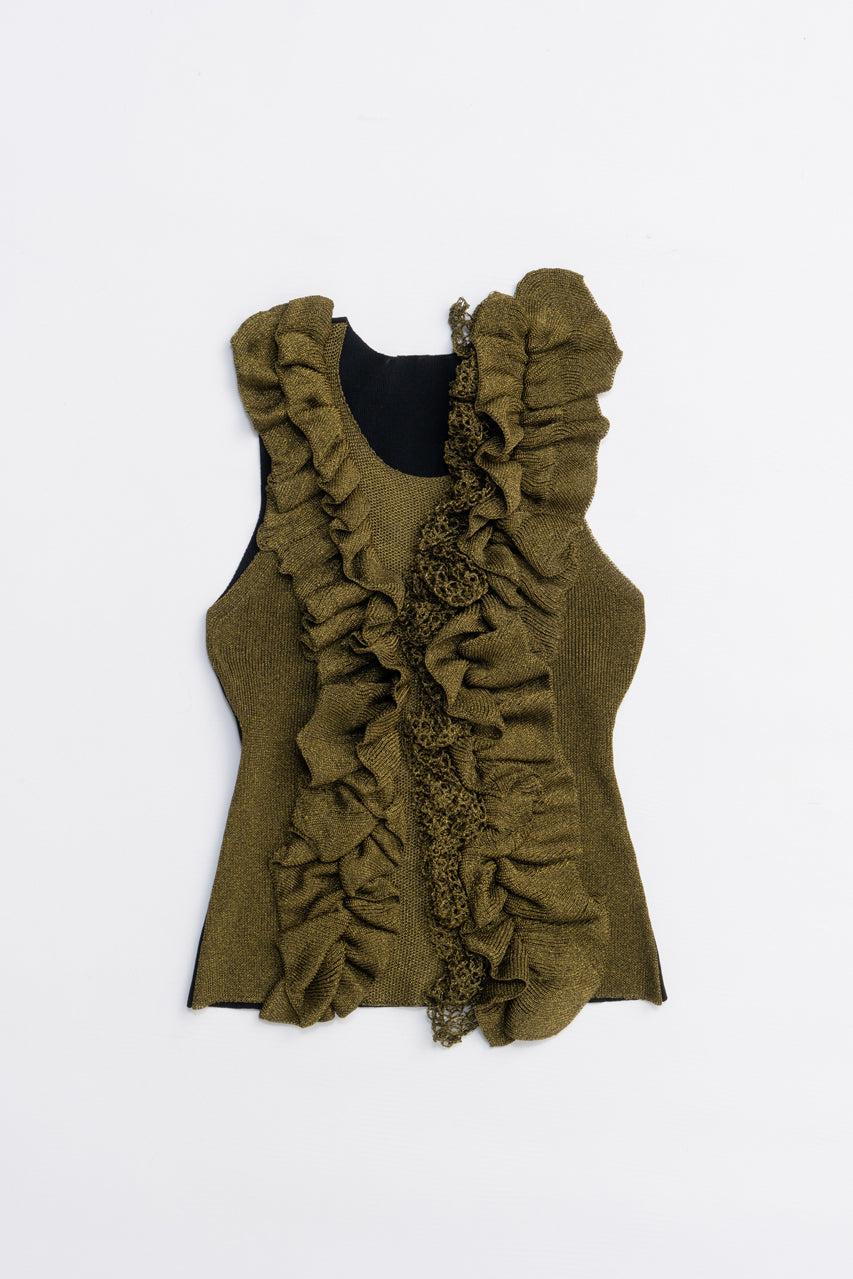 Frill Motif Knit